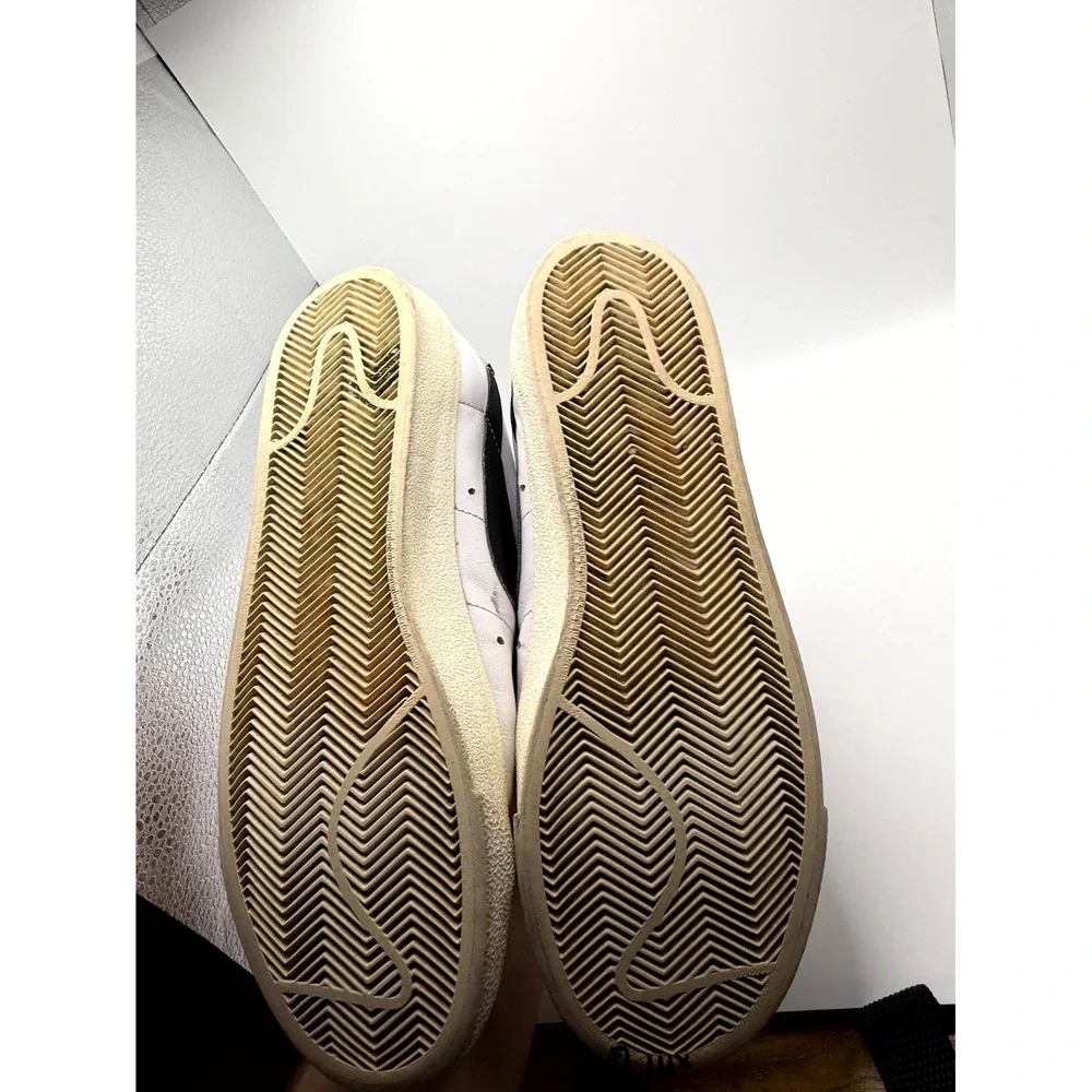 Nike Blazer Low '77 Vintage‎ DA6364-101 Mens 9 Sneaker White Leather Skate Shoes